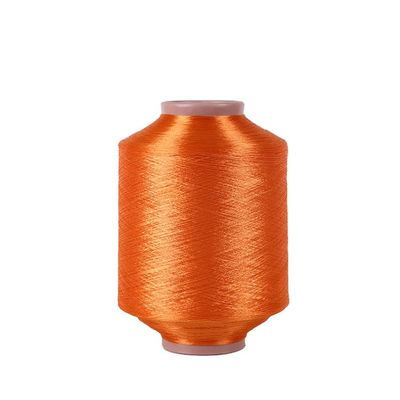 คุณภาพ  Bright Polyester Yarn 75/36 White Tex Diamond Luxury Yarn Dope dyed โรงงาน