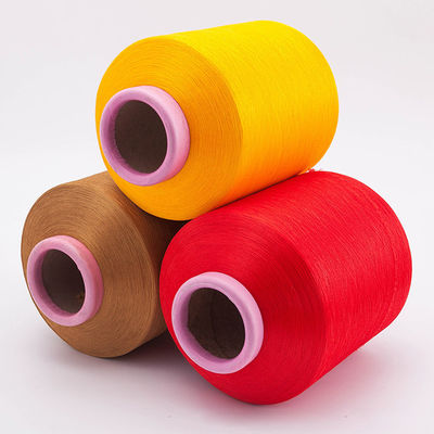 Dyed Spandex Yarn Single Or Multiple Twists Optimal for Weaving Durable Stretch Yarn Providing Comfort and Bright Shades