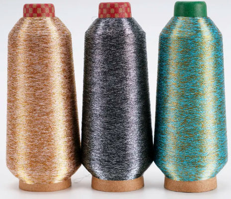 Japanese Knitting Pure Metallic Yarn Embroidery Lurex Yarn Polyester Gold Yarn