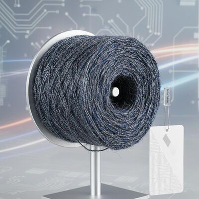 Highly Breathable Conductive Yarn Featuring 10-20 Percent Elongation Perfect for Electronic Textile Production Smart Wearable Fabric