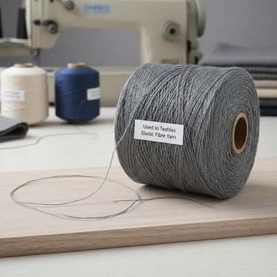 Used In Textiles Elastic Fibre Yarn Durable Stretchable Thread Suitable For Garments And Industrial Applications