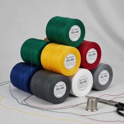 Yarn Count 32S 40D Stretchy Thread Dyed Elastic Thread Perfect for Garment Industry Textile Production and Apparel Sewing